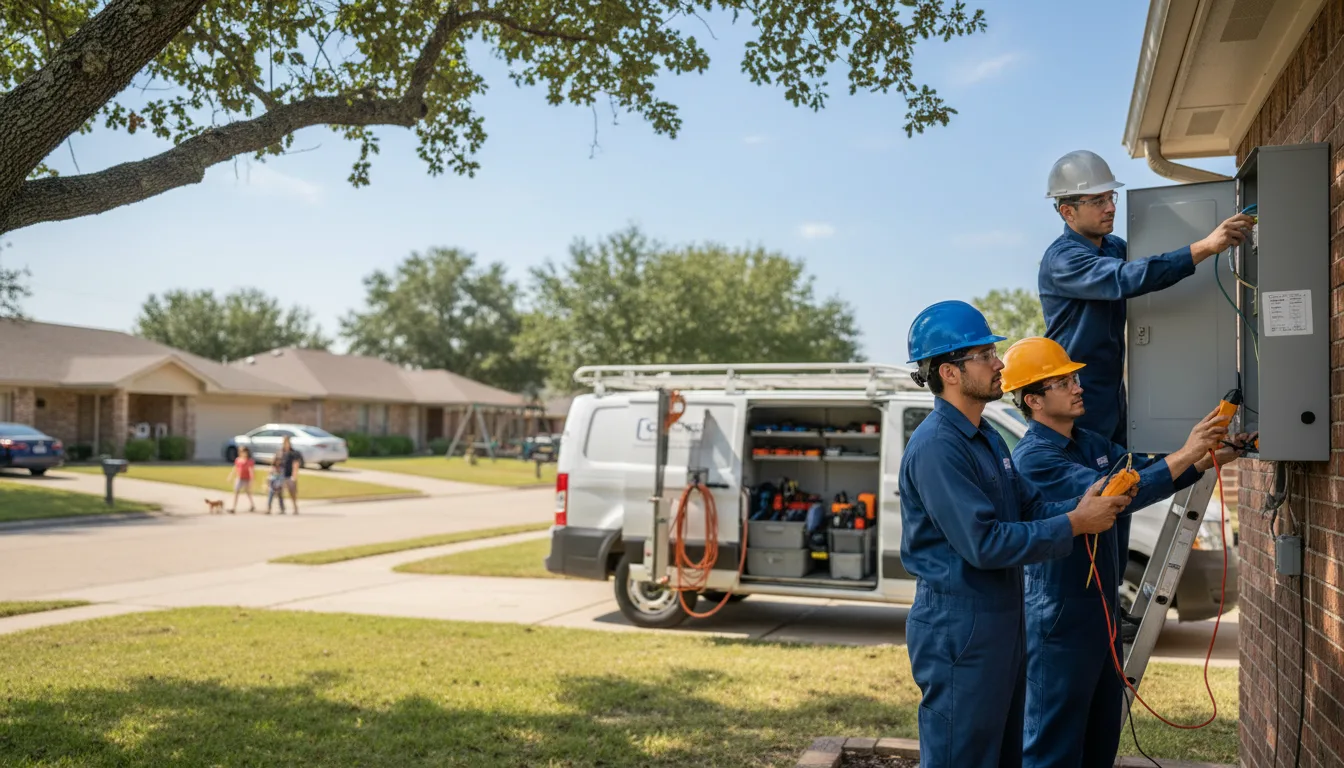 Certified electrician providing emergency electrical services in Scranton, ND